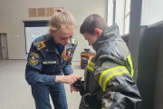 Курсанты провели тематические занятия в кадетских классах МАОУ СОШ № 84