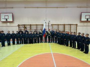 Личный состав института принял участие в церемонии вручения погон кадетам