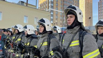 В институте прошел конкурс «Лучшее звено газодымозащитной службы»