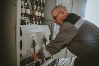 В институте отработали действия при пожаре