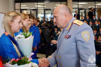 В Екатеринбурге глава МЧС России открыл Ресурсный центр комплексной безопасности Свердловской области имени полковника внутренней службы Б.Ф. Мокроусова