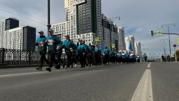 Курсанты института приняли участие во Всероссийском дне бега «Кросс Нации-2025»
