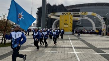 Курсанты института приняли участие во Всероссийском дне бега «Кросс Нации-2025»