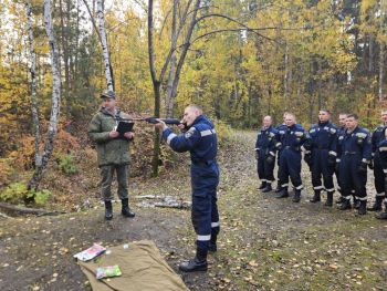 Участие команд Уральского института ГПС МЧС России в военно-спортивной игре "Зарница"