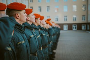 В Уральском институте ГПС МЧС России состоялось еженедельное построение
