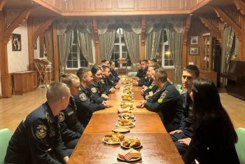 Курсанты Уральского института ГПС МЧС России приняли участие в общегородском молодежном молебне