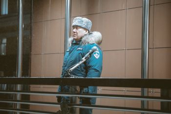 В институте состоялось еженедельное построение личного состава