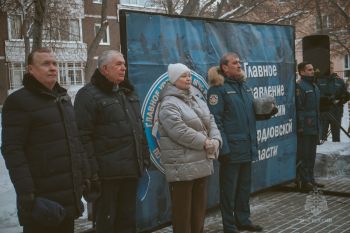 В Екатеринбурге открыт сквер в честь легендарного тренера по пожарно-спасательному спорту Виктора Кобцева