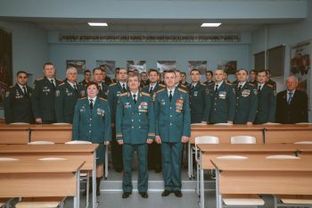 В Уральском институте ГПС МЧС России открыта новая учебная аудитория к 35-летию МЧС России