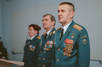 В Уральском институте ГПС МЧС России открыта новая учебная аудитория к 35-летию МЧС России