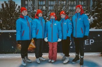 Личный состав Уральского института ГПС МЧС России принял участие в масштабном студенческом мероприятии — Дне студента на Катке на Площади