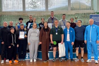 Команда института одержала победу на соревнованиях по настольному теннису