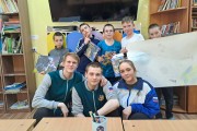 Членами молодежной организации «Феникс» был проведен познавательный урок о космосе для детей