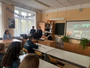 Личный состав института провел открытый урок для кадетов