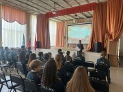 Личный состав института провел открытый урок для кадетов Личный состав института провел открытый урок для кадетов