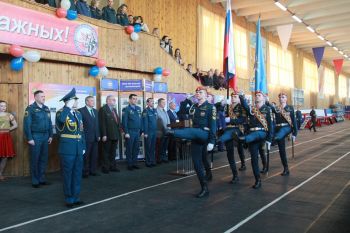 Открытие Всероссийских соревнований по пожарно-спасательному спорту среди образовательных организаций высшего образования МЧС России в закрытом помещении