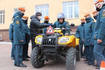 На территории института прошла демонстрация внедорожной мототранспортной техники