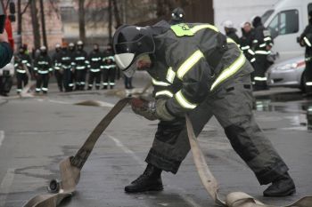 В Уральском институте ГПС МЧС России прошли соревнования по пожарно-спасательному спорту среди личного состава факультетов