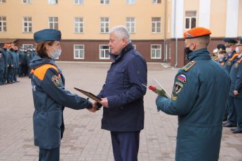 В институте отпраздновали День пожарной охраны России