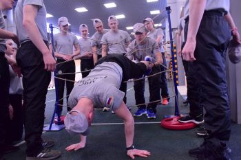 Для курсантов проведены спортивно-развлекательные соревнования «Сталкер»