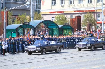 Уральский институт ГПС МЧС России стал участником военного Парада Победы