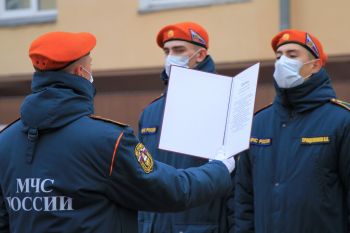 Первокурсники института присягнули на верность Родине