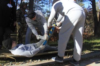 Курсанты института стали призёрами районной военно-спортивной игры «Зарница»