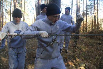 Курсанты института стали призёрами районной военно-спортивной игры «Зарница»