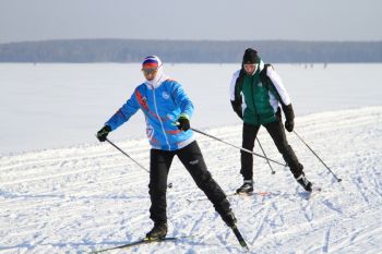 Личный состав института принял участие во Всероссийской массовой лыжной гонке