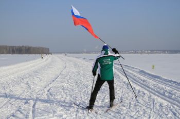 Личный состав института принял участие во Всероссийской массовой лыжной гонке