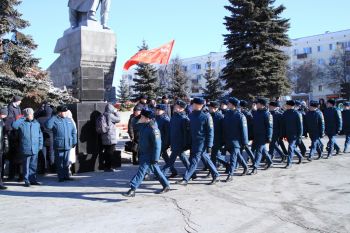 Личный состав вуза принял участие в церемонии возложения цветов