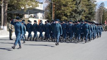 Парадные расчеты вуза принимают  участие в гарнизонных тренировках парада Победы 