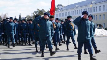 Парадные расчеты вуза принимают  участие в гарнизонных тренировках парада Победы 