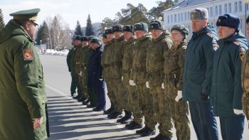 Парадные расчеты вуза принимают  участие в гарнизонных тренировках парада Победы 