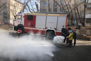 Дошкольники почувствовали себя настоящими пожарными