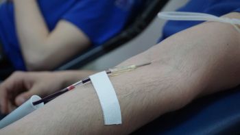 Личный состав вуза продолжает принимать участие в акциях по сдаче крови