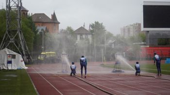 В Тюмени завершились соревнования по пожарно-спасательному спорту