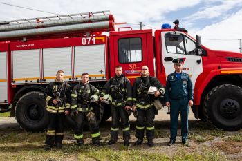 Личный состав института достойно выступил на конкурсе «Лучшее звено газодымозащитной службы»