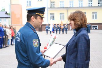 На территории института прошло торжественное мероприятие