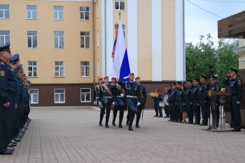 На территории института прошло торжественное мероприятие