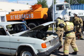 Соревнования профессионального мастерства среди пожарных