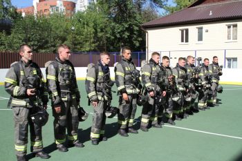 Подготовка к соревнованиям по пожарному футболу «Fireball»