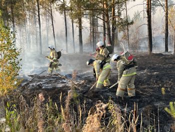 Личный состав вуза привлекается к тушению торфяных пожаров в Свердловской области