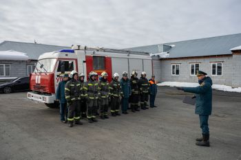 Смотр-конкурс "Лучший дежурный караул учебной пожарно-спасательной части 2022 года" 