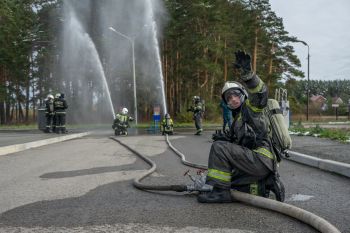 Смотр-конкурс "Лучший дежурный караул учебной пожарно-спасательной части 2022 года" 