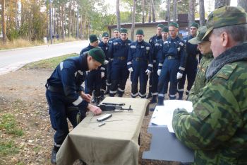 Участие в межвузовской военно-спортивной игре «Зарница»