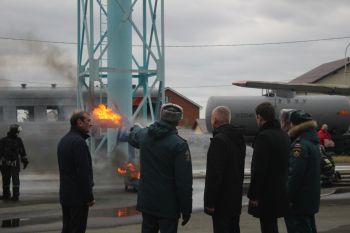 На территории загородной учебной базы института прошли тактико-специальные учения