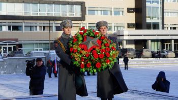 Личный состав института принял участие в памятном митинге