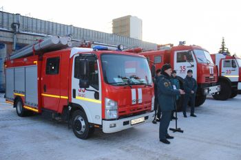 Выпускники познакомились с деятельностью подразделения специального управления федеральной противопожарной службы 