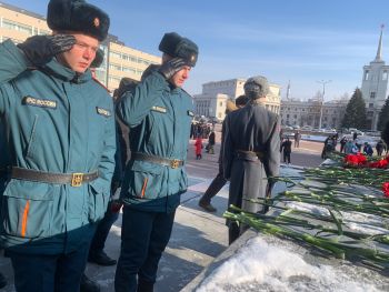 Личный состав вуза принял участие в митинге 